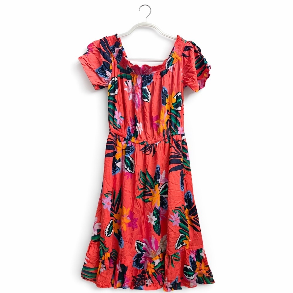 Floral Off-Shoulder Dress